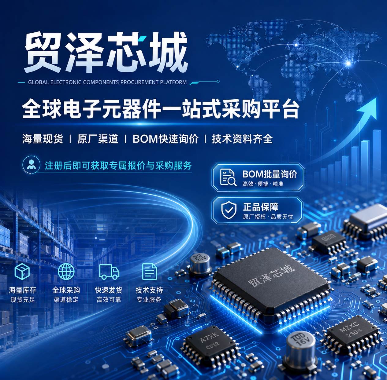 全球电子元器件一站式采购平台